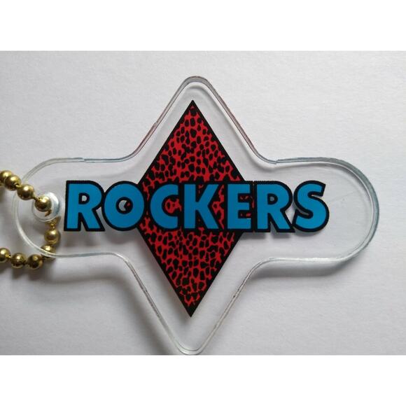 Rollergames Rockers Pinball Keychain Roller Games Derby Sports Team 1990 - Picture 3 of 3
